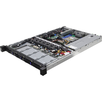 Platforma ASRock Rack (1U) AMD Epyc 9004 (4xSFF, 4xLFF, 2x10GbE, Red. PSU, IPMI)