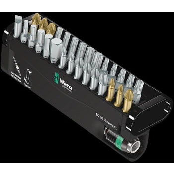 Zestaw bitów 29 sztuk z uchwytem Rapidaptor Bit-check+1un