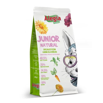 ALEGIA Junior Natural karma Królik 650g