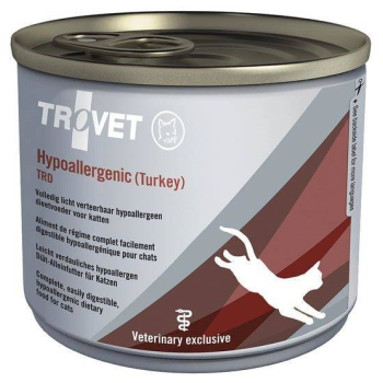 TROVET Hypoallergenic TRD z indykiem - mokra karma dla kota - 200 g