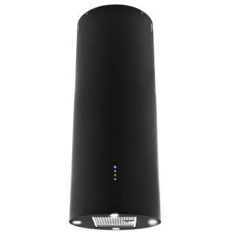 Okap wyspowy cylindryczny AKPO WK-4 ISLA BALMERA CZARNY (tuba, sterowanie mechaniczne)