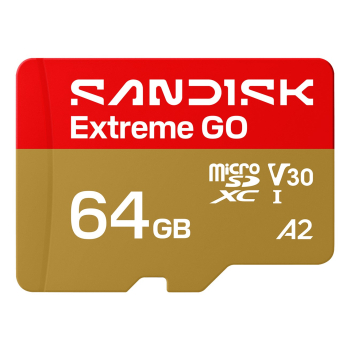 Sandisk Extreme Go microSD UHS-I 64GB MicroSD 170MB/s(R) / 80MB/s(W)