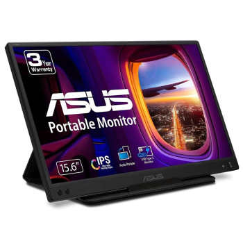 ASUS ZenScreen MB166C monitor komputerowy 39,6 cm (15.6&quot;) 1920 x 1080 px Full HD LED Czarny