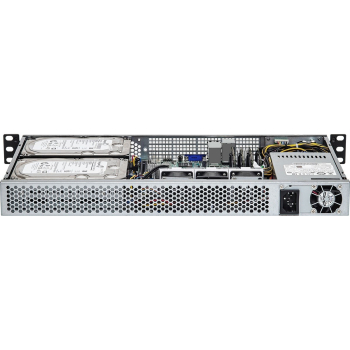 Platforma ASRock Rack (1U) AMD Ryzen (2xLFF, 2x10GbE, Fixed PSU, IPMI)