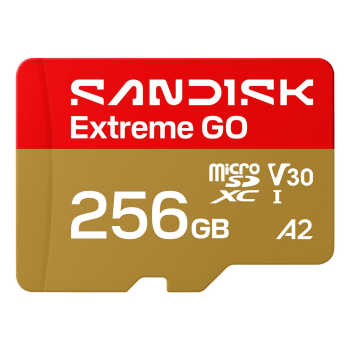 Sandisk Extreme Go microSD UHS-I 256GB MicroSD 240MB/s(R) / 160MB/s(W)