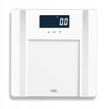 ADE Digitale K?rperfettwaage Ines bis 200 kg wei?
