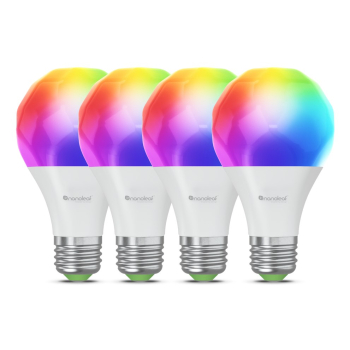Zestaw 4 inteligentnych żarówek A60-E27 (Wi-Fi) Nanoleaf Essentials Smart Bulbs