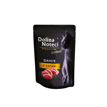 DOLINA NOTECI Premium Sterilised Danie z kaczki - mokra karma dla kotów sterylizowanych - 85g