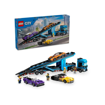 LEGO City 60408 Laweta z samochodami sportowymi