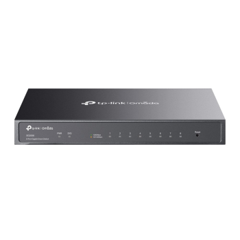 TP-Link Omada SG2008 przełącznik sieciowy Zarządzany L2/L2+ Gigabit Ethernet (10/100/1000) Czarny