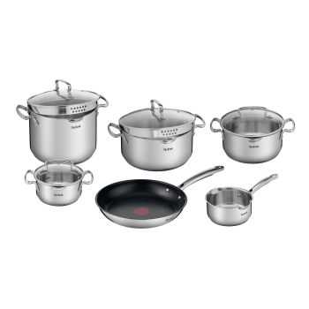 Zestaw garnków TEFAL Duetto+ 10 elem. G732SA55