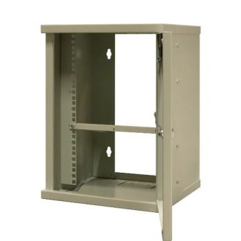 EmiterNet Szafa wisząca  lekka niedzielona 19'' 12U, drzwi blacha/szkło, 550×450×590mm szer./gł./wys.