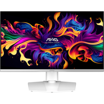 26,5" MSI MAG 272QPW X28 biały / QHD / QD-OLED / 16:9 / 0,03 ms / 1500000:1 / 450 cd-m2 / HDMI+DP+USB-C / VESA
