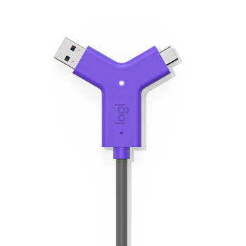 Logitech Swytch Nadajnik i odbiornik AV Czarny, Fioletowy