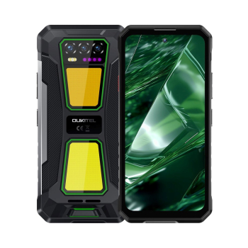 Oukitel WP58 Pro 6,7" Smartphone Dual SIM Android 15 5G USB Type-C 8 GB 512 GB 10000 mAh Czarny, Zielony