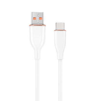 GEMBIRD KABEL USB TYPE-C, ŁADOWANIE I TRANSMISJA, "PREMIUM SILICON" OPLOT SILIKONOWY, 1.5M, BIAŁY
