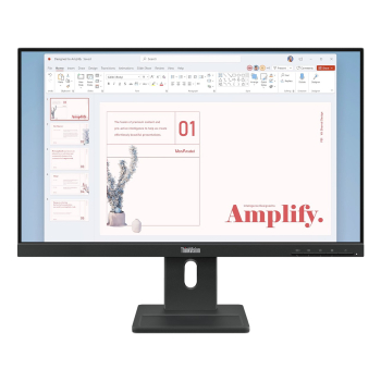 Lenovo ThinkVision E24-40 monitor 23,8" IPS 16:9 100 Hz 4 ms 1920x1080 250 cd/m2 1 HDMI Krucza czerń Gwarancja 36 miesięcy