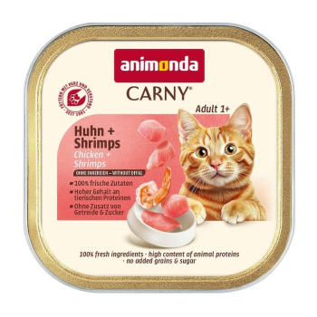 ANIMONDA CARNY karma dla kota kurczak,krewetki 85g