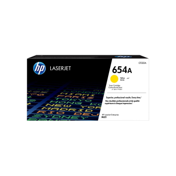 TONER CARTRIDGE 654A YELLOW/.