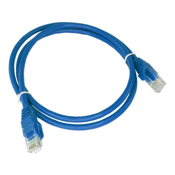 ALANTEC-Patch-cord U/UTP kat5e PVC 0.25m niebieski
