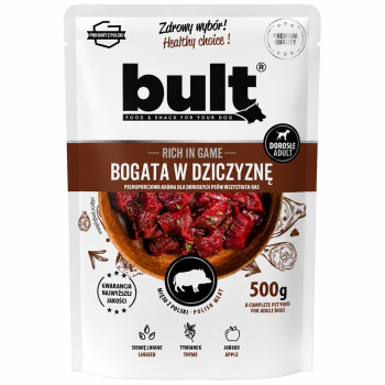 BULT mielonka bogata w dziczyznę saszetka dla psa 500g