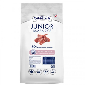 BALTICA NUTRACEUTIC Hypoallergenic Junior Lamb & Rice L / XL  12kg