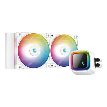 DeepCool LS520 WH Procesor Chłodnica cieczy all-in-one 12 cm Biały 1 szt.