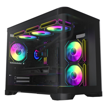 GameMax HYPE-M BK zabezpieczenia & uchwyty komputerów Micro Tower Czarny