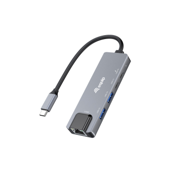 Equip 133496 stacja dokująca Przewodowa USB 3.2 Gen 1 (3.1 Gen 1) Type-C Szary