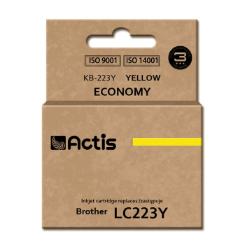 Actis KB-223Y Tusz (zamiennik Brother LC223Y; Standard; 10 ml; żółty)