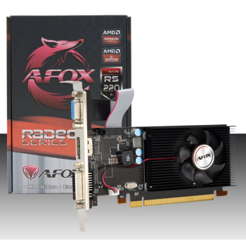 KARTA GRAFICZNA AFOX R5 220 2GB DDR3 DVI HDMI VGA LP AFR5220-2048D3L5