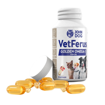 JOHN DOG VetFerus GOLDEN OMEGA-3 FISH OIL 30 kaps