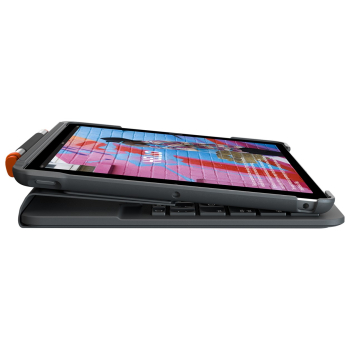 Logitech Slim Folio QWERTZ Niemiecki Bluetooth Grafitowy