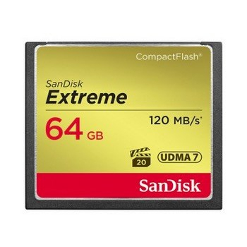 SANDISK COMPACT FLASH EXTREME 64GB 120 MB/s
