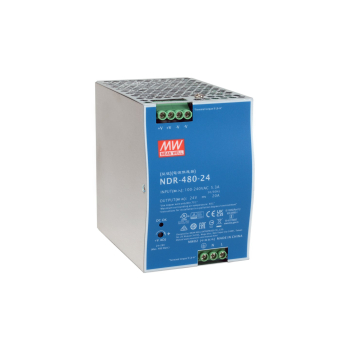 Zasilacz przemysłowy LevelOne 24VDC/480W+szyna DIN srebrny