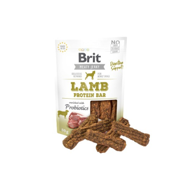 Brit Jerky Lamb Protein Bar - Jagnięcina - przysmak dla psa - 80g