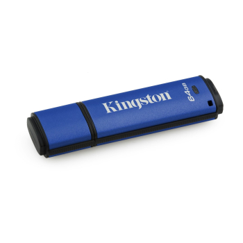 Pendrive Kingston DTVP30/64GB (64GB; USB 3.0; kolor niebieski)