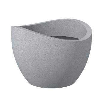 FLOWERPOT PLASTIC 250/50 STONY GREY D50