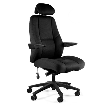 Fotel biurowy UNIQUE ATLAS ZM-2225H-HY2095-15 czarna tkanina