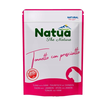 Natua Natural tuńczyk z szynką mokra karma dla kota 70g