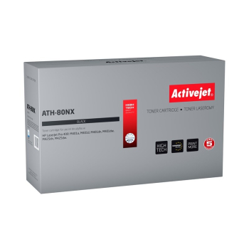 Activejet ATH-80NX Toner (zamiennik HP 80X CF280X; Supreme; 6900 stron; czarny)