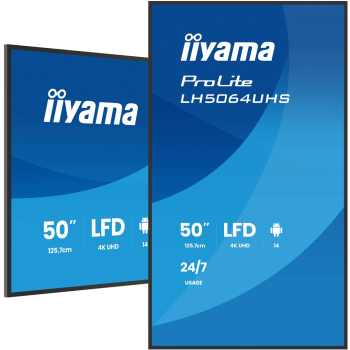 Monitor iiyama LH5064UHS-B1AG 50 IN LCD UHD - Płaski ekran - 127 cm