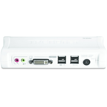 TRENDnet KVM  2-Port DVI USB Switch mit Audio Kit