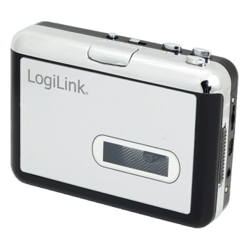 LogiLink UA0156 magnetofon 1 płyt(y) Czarny, Srebrny
