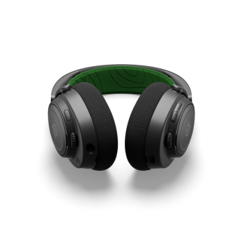 Steelseries Arctis Nova 7X Zestaw słuchawkowy Przewodowy i Bezprzewodowy Opaska na głowę Gaming USB Type-C Bluetooth Czarny, Zielony