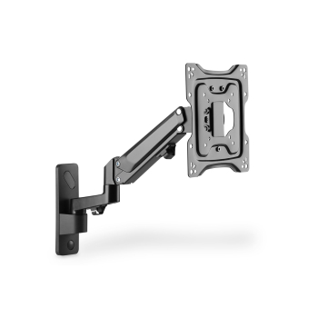 Uchwyt ścienny pojedynczy 1xLCD max 43" i 23kg z sprężyną gazową