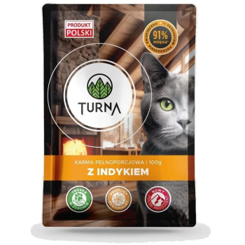 TURNA Cats z indykiem mokra karma 100g