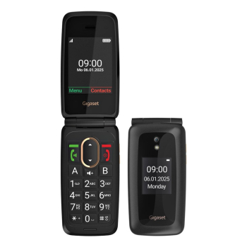 Gigaset GL795 7,11 cm (2.8") 142 g Czarny Telefon dla seniora