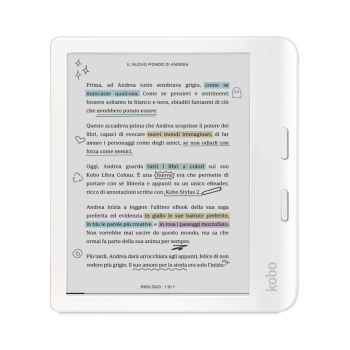 Rakuten Kobo Libra Colour czytnik e-booków Ekran dotykowy 32 GB Wi-Fi Biały