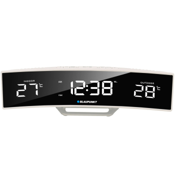 Blaupunkt CR12WH budzik Cyfrowy budzik Czarny, Biały
